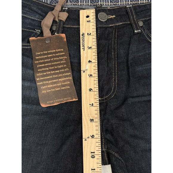 NWT Paige PPD Doheny Straight Men’s 33x34 Jeans Denim Tread Pocket Stretch - Picture 14 of 14